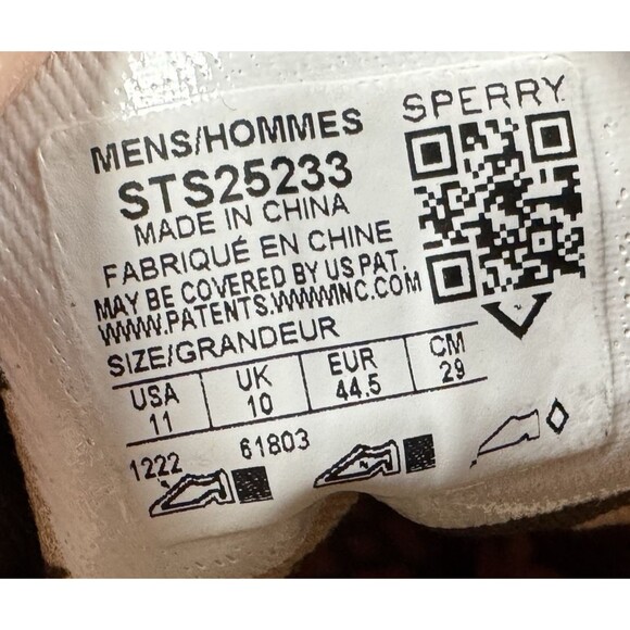 Sperry Top Sider Size 11 Cloud CVO Light Pink Boat Shoe Sneakers STS25233 New - Picture 8 of 9